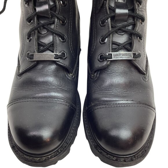 Harley-Davidson Moto Combat Mens 7 Leather Motorcycle Boots Black main image 5